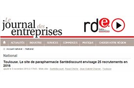 Toulouse. Le site de parapharmacie  envisage 25 recrutements en 2016